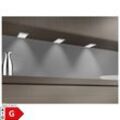 LED Unterbauleuchte, silber-grau, neutralweiss, ohne Sensor, 4er SET