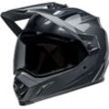 Bell MX-9 Adventure MIPS Alpine, Endurohelm Dunkelgrau/Schwarz/Silber L male