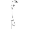 hansgrohe Vernis Blend 200 1jet Showerpipe Reno 26272000 chrom