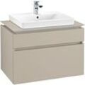 Villeroy & Boch Legato Waschtischunterschrank B67900VK 80x55x50cm, Soft Grey