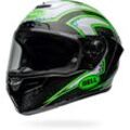 Bell Race Star DLX Flex Xenon, Integralhelm Schwarz/Weiß/Grün L male