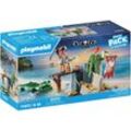 Playmobil® Konstruktions-Spielset Pirat mit Alligator (71473), Pirates, (59 St), teilweise aus recyceltem Material; Made in Europe, bunt