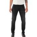 Rokker Rokkertech Tapered-Slim, Jeans Schwarz W38/L32 male