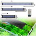 Led Aquarium Lampe Tank Leuchte Dimmbar Beleuchtung mit Fernbedienung,120-150CM,45w - Swanew