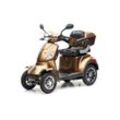 ECONELO J 4000 Vierrad-Elektroroller, bronze mit herausnehmbarem Lithium Akku