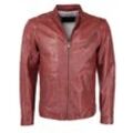 Bikerjacke JCC "3102123" Gr. L, rot (oxblood) Herren Jacken