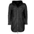 Langjacke MAZE "42020114", Damen, Gr. L, schwarz, Obermaterial: 100% Lammleder / Innenfutter: 90% Baumwolle, 10% Polyester / Ärmelfutter: 100% Polyester, Jacken