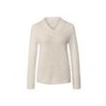 Strickpullover - Creme - Gr.: S