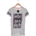 adidas NEO Damen T-Shirt, grau, Gr. 34