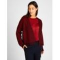 Lovely Sisters Strick-Cardigan Damen gestreift, rot