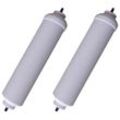 Trade Shop - 2x Ersatz Wasser-Filter für Samsung RSH7UNRS1/XEU RSH7UNSW1/XEU SRS2026CVW SRS2028C SRS2028FSM SRS2029CSS SRS24FTA SS20SH1XEU SS20SP1XEU