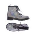 Dr. Martens Damen Stiefelette, silber, Gr. 36