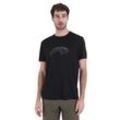 Icebreaker Merino 150 Tech Lite III T-Shirt IB Ewe Bound - Mann - Black - Größe M