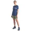 Icebreaker Merino 150 Tech Lite III T-Shirt Mountain Lines - Frau - Dawn - Größe S