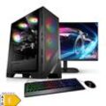 PC Set Gaming mit 27 Zoll TFT Lightning Intel Core i9-12900KF, 32GB DDR4, NVIDIA RTX 4060 8 GB, 1TB SSD, WLAN, Windows 11