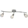 Lampe Bulb Spotrohr 3flg chrom 3x QT14, G9, 28W, geeignet für Stiftsockellampen (nicht enthalten) Köpfe schwenkbar - silber - Brilliant