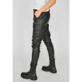 Lederhose MAZE "4202138", Damen, Gr. L, US-Größen, schwarz, Obermaterial: 100% Leder, Hosen