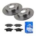 ATE Bremsensatz-Hinterachse Bremsensatz, Scheibenbremse hinten rechts links voll 265mm für GENERAL MOTORS VAUXHALL MAZDA SAAB FORD VOLVO OPEL MEAV6J-2