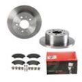 BREMBO Bremsensatz-Hinterachse Bremsensatz, Scheibenbremse hinten rechts links voll 280mm für PEUGEOT FIAT CITROËN 1607880480 71740118 425360 IJDTIDIO