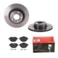 BREMBO Bremsensatz-Hinterachse COATED DISC LINE / STANDARD Bremsensatz, Scheibenbremse hinten rechts links innenbelüftet 330mm für BMW (BRILLIANCE) 34