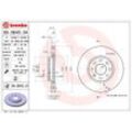 BREMBO Bremsscheibe vorne rechts links innenbelüftet 257mm für FIAT VAUXHALL OPEL 93197241 569065 93188917 09.5843.34