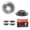 BREMBO Bremsensatz-Vorderachse COATED DISC LINE / STANDARD Bremsensatz, Scheibenbremse vorne rechts links innenbelüftet 284mm für BMW 34116858910 3435