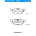 ATE Bremsbelagsatz, Scheibenbremse hinten rechts links für SAAB MG BMW ROVER 34216761238 34211162446 34216761239 13.0460-3605.2