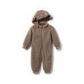 Baby-Teddyfleece-Overall - Mocca - Kinder - Gr.: 50/56