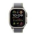 Apple Watch Ultra 2 (GPS + Cellular) 49mm Titaniumgehäuse, Trail Loop grün/grau, M/L