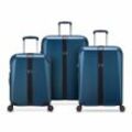 Delsey Paris Promenade Hard 2.0 4 Rollen Kofferset 3-teilig blau