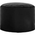 Hocker DotCom scuba®, für Sitzsack Swing, abwaschbar, Innenseite PVC-beschichtet, schwarz