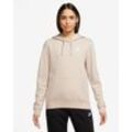 Kapuzenpullover Nike Sportswear Club Fleece Beige & Weiß Frau - DQ5793-126 L