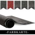 Schmutzfangmatte waschbare & leistungsstarke Fußmatte Sauberlaufmatte mit Rutschfester Rückseite Türmatte 60x90cm Grau-Schwarz