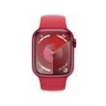 Apple Watch Series 9 (GPS + Cellular) 45mm Aluminiumgehäuse rot, Sportband rot S/M