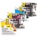 Alternativ zu Brother LC-127 XL VALBP Tinten Multipack (BK,C,M,Y) mit Chip