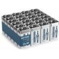 Ansmann - Alkaline longlife 9V Block Batterien (24 Stück) - ideal für Rauchmelder