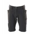 Mascot - accelerate Handwerkershorts Shorts, Damenpassform, Pearl, Stretch Gr. 40 schwarz