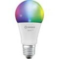 LEDVANCE Smarte LED-Lampe mit WiFi Technologie, Sockel E27, Dimmbar, Lichtfarbe änderbar (2700-6500K), RGB Farben änderbar, ersetzt Glühlampen mit