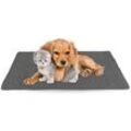 Bestlivings - Haustiermatte - 70x100cm ( Anthrazit ) Haustierdecken öko-tex 100 perfekt für Katzen bis große Hunde - s-xl - Steppdecke für Sofa /