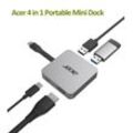 Acer Multi-Port Adapter USB Type-C 4 in 1 | Silber