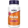 NOW FOODS, PABA Para-Amino-Benzolsäure 500mg - 100 Kapseln [258,00 EUR pro kg]