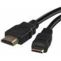 High Speed hdmi 2.0 Kabel mit Ethernet 1,5 m, 18 Gbit/s Ultra hd, 4K, 3D, arc Unterstützung, A-Stecker auf Mini-HDMI (C-Typ), S10102 - Emos