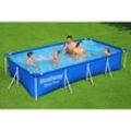 Steel Pro™ Frame Pool, eckig, ohne Pumpe 400 x 211 x 81 cm