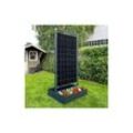 Solarblumenkübel Sichtschutz 370Wp Bifazial PV-Modul Solar Garten 0% nach §12 Abs. 3 UstG - Feueranker ®