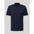 Slim Fit Poloshirt mit Logo-Stitching Modell 'EALIS'