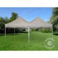 Dancover - Faltzelt Faltpavillon Wasserdicht FleXtents pro Peak Pagoda 6x6m, - Latte