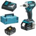 Makita - DTD171RTJ Akku Schlagschrauber 1/4 Zoll Bl 18V Li-Ion Lxt