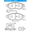 ATE Bremsensatz-Vorderachse Bremsensatz, Scheibenbremse vorne rechts links belüftet 280mm für PEUGEOT FIAT CITROËN 77367092 4246L4 1611839180 IJF14174