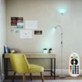 Etc-shop - Steh Leuchte Wohn Zimmer Decken Fluter schaltbar Flexo Dimmer Lampe im Set inklusive rgb led Leuchtmittel