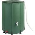 Bc-elec - BS400008 Regentonne 200L 60x72cm Regenwassertank Wassertank Regenwasserfass Zisterne Tank mit Gartenschlauch Ausgang